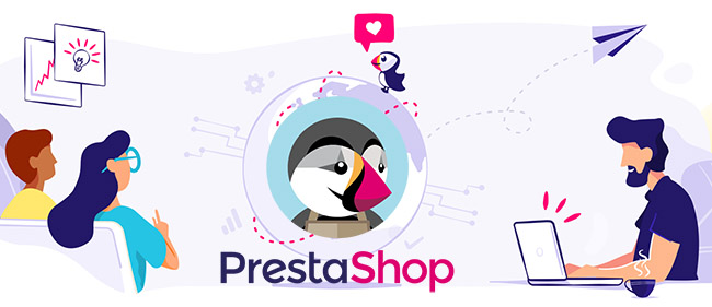 Illustration PrestaShop pour un article sur la performance e-commerce